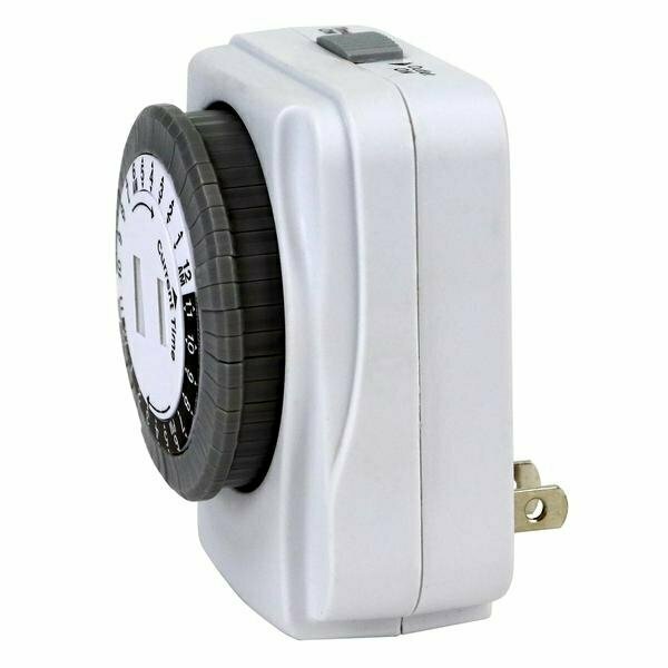 Prime Wire & Cable 1 OUTLET WHITE EZ TIMER TNI24111